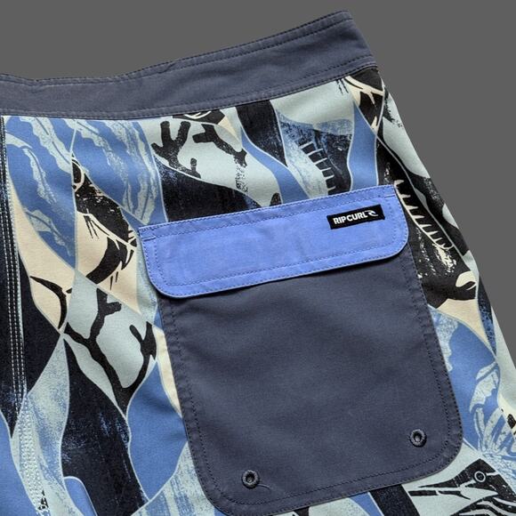 Rip Curl Mens Boardshorts Mirage Rod Lord 20" Multicolor Size 36 NWT - Picture 10 of 10